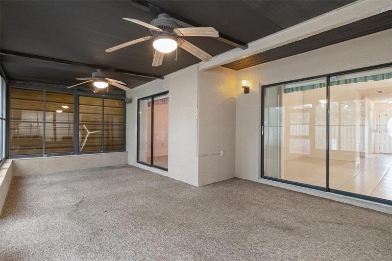 Spacious Enclosed Lanai