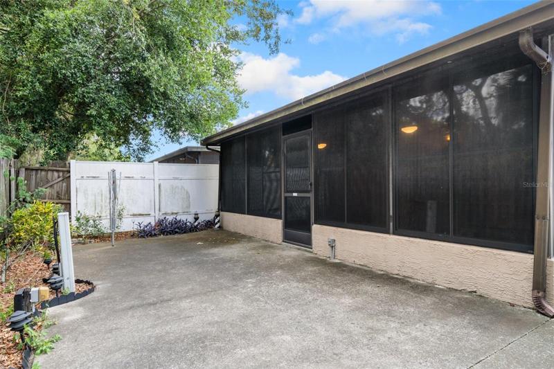 Rear Patio