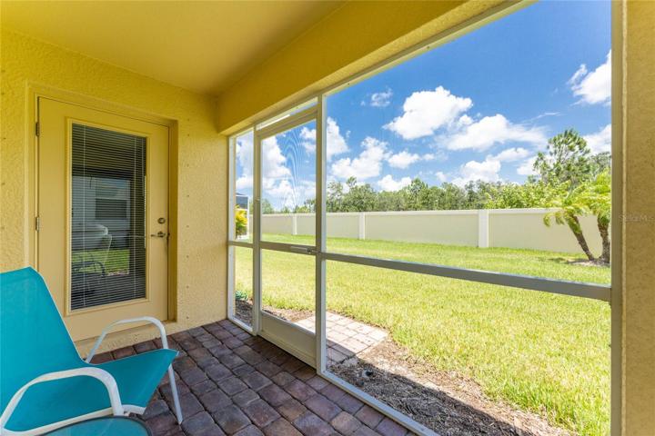 Screened lanai