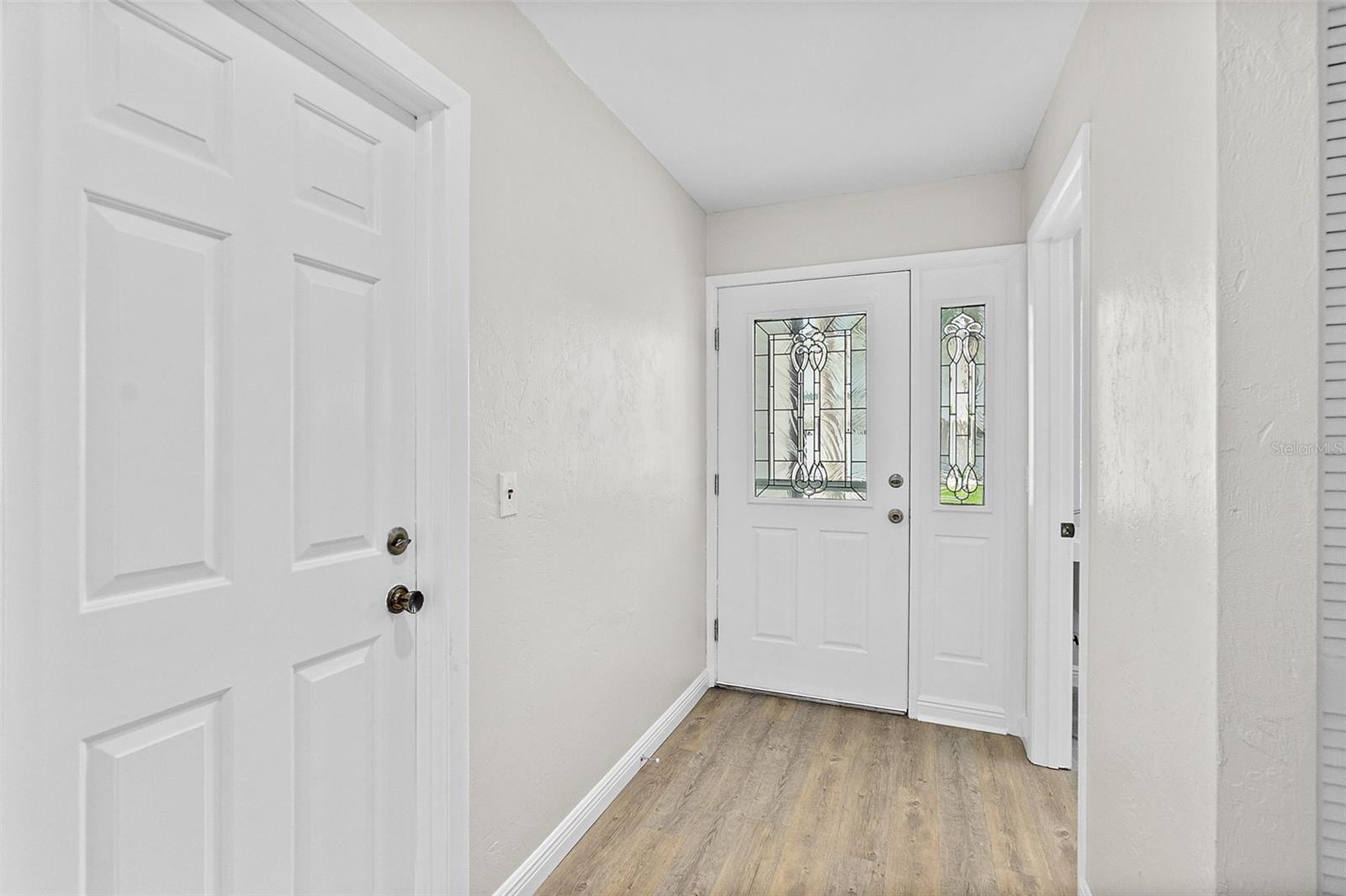 Entrance front door