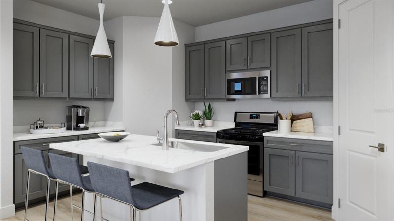 Kitchen *DISCLAIMER: Renderings, Photos, Virtual Tours are of like model and are used for display purpose only, actual property may vary.