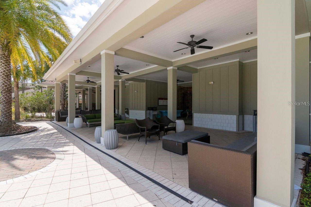 second pool area
