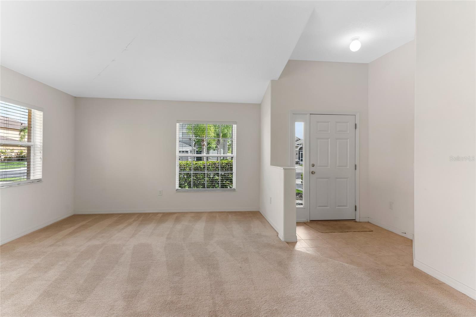 Entrance and formal area