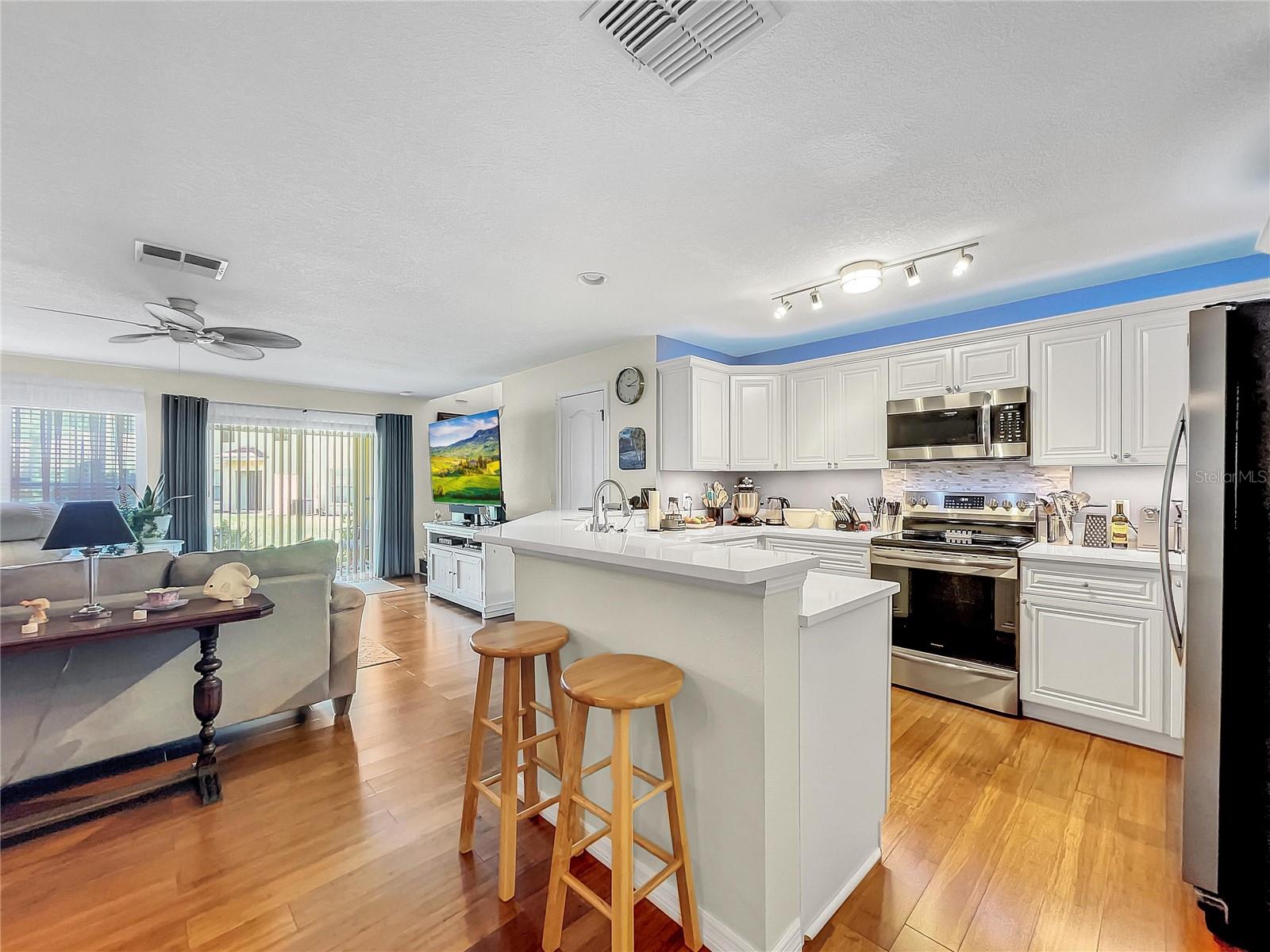 Kitchen and Living Room