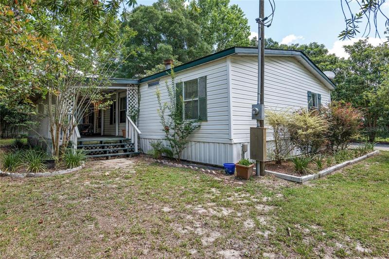 To front porch