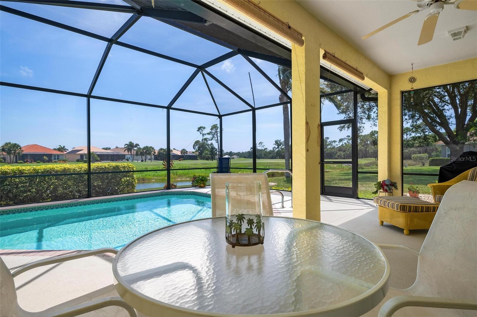 Outdoor entertaining space