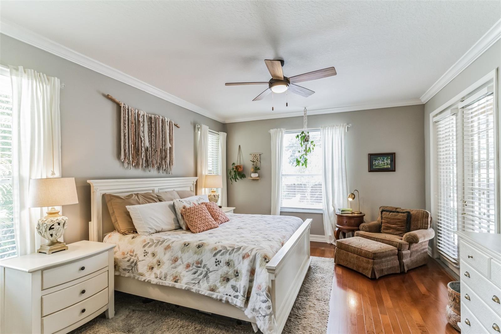 Primary Bedroom Overlooking Pool