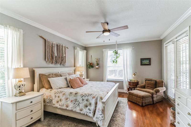 Primary Bedroom Overlooking Pool