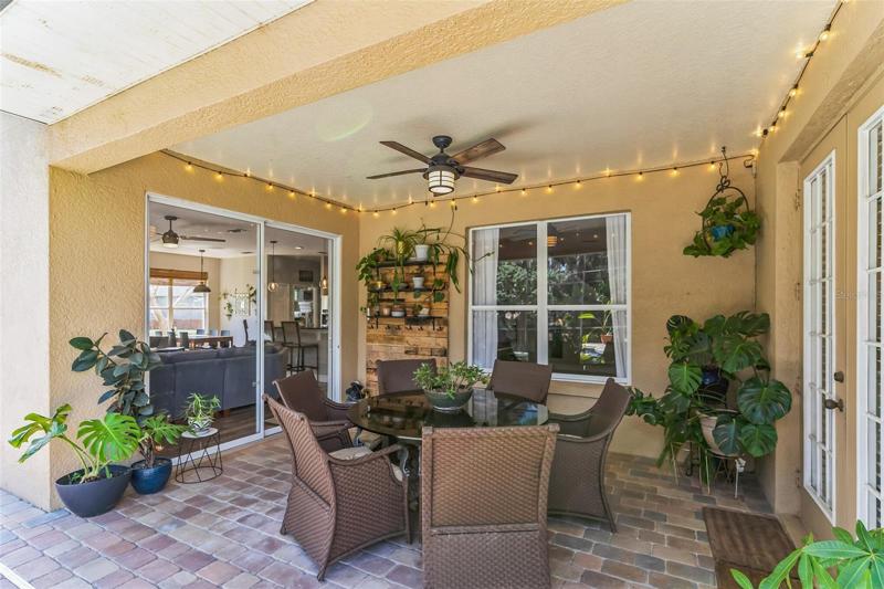 Covered Pavered Patio