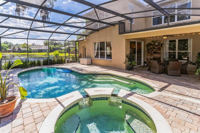 Screened-In Heated Pool and Spa