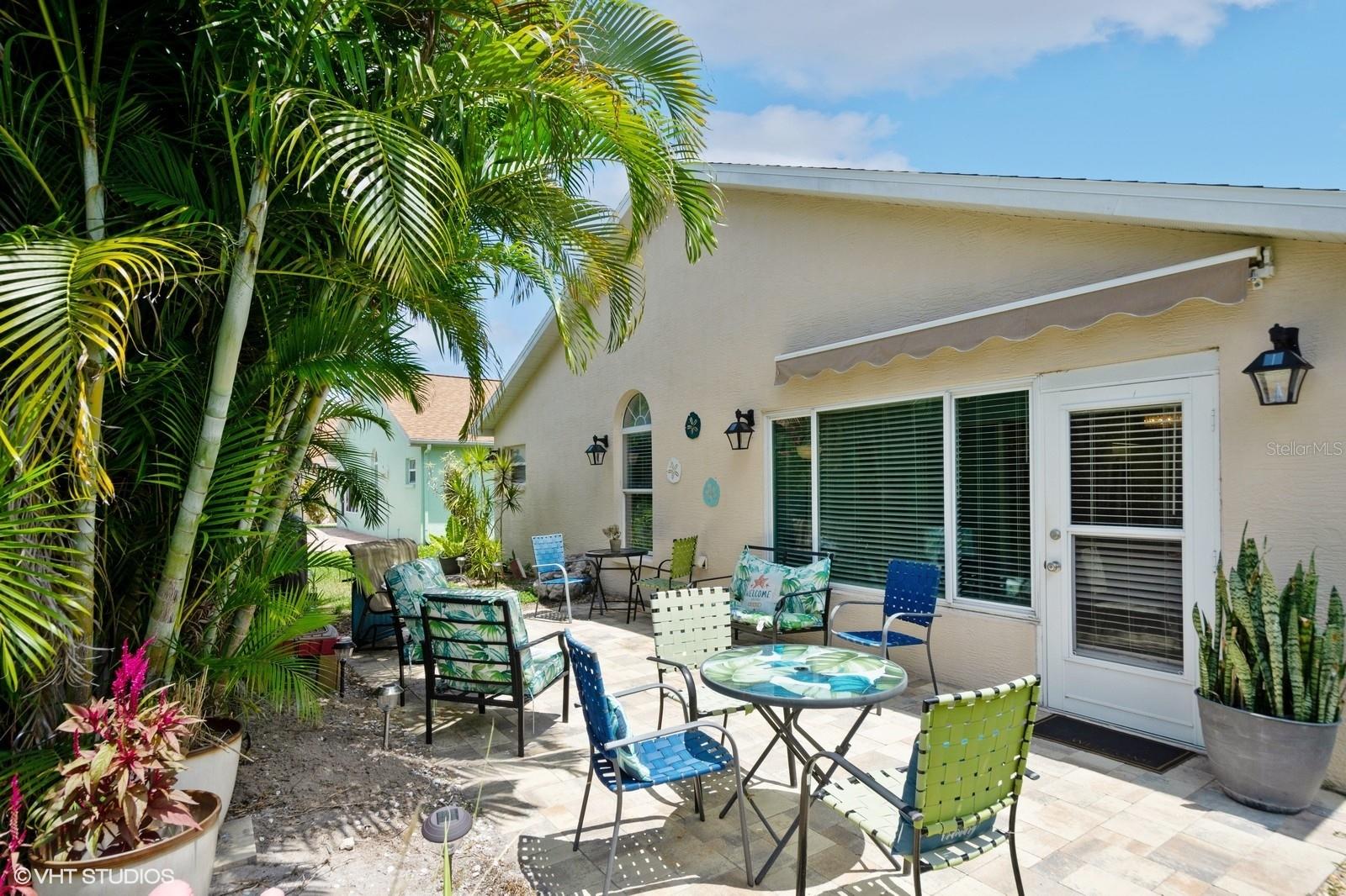 Rear patio