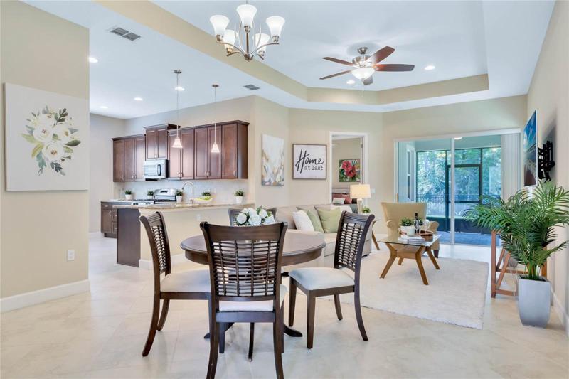 View of Great Room from Foyer entryway