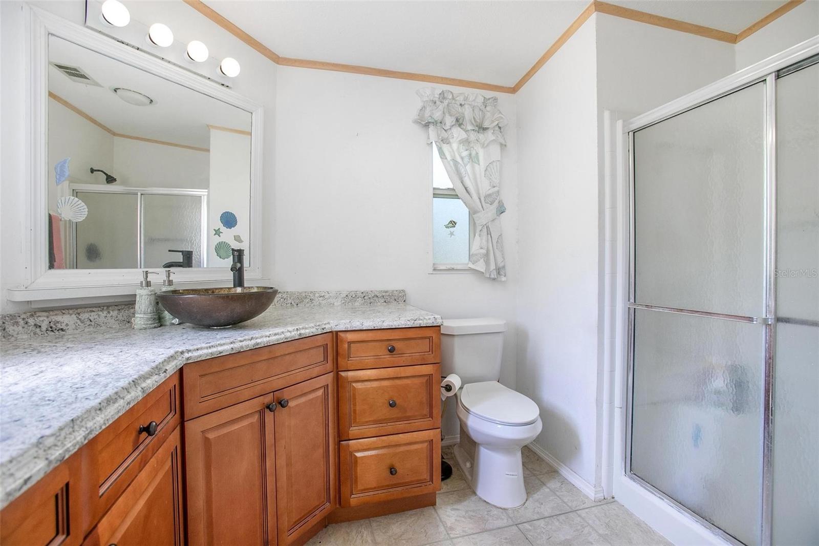 Updated main bathroom