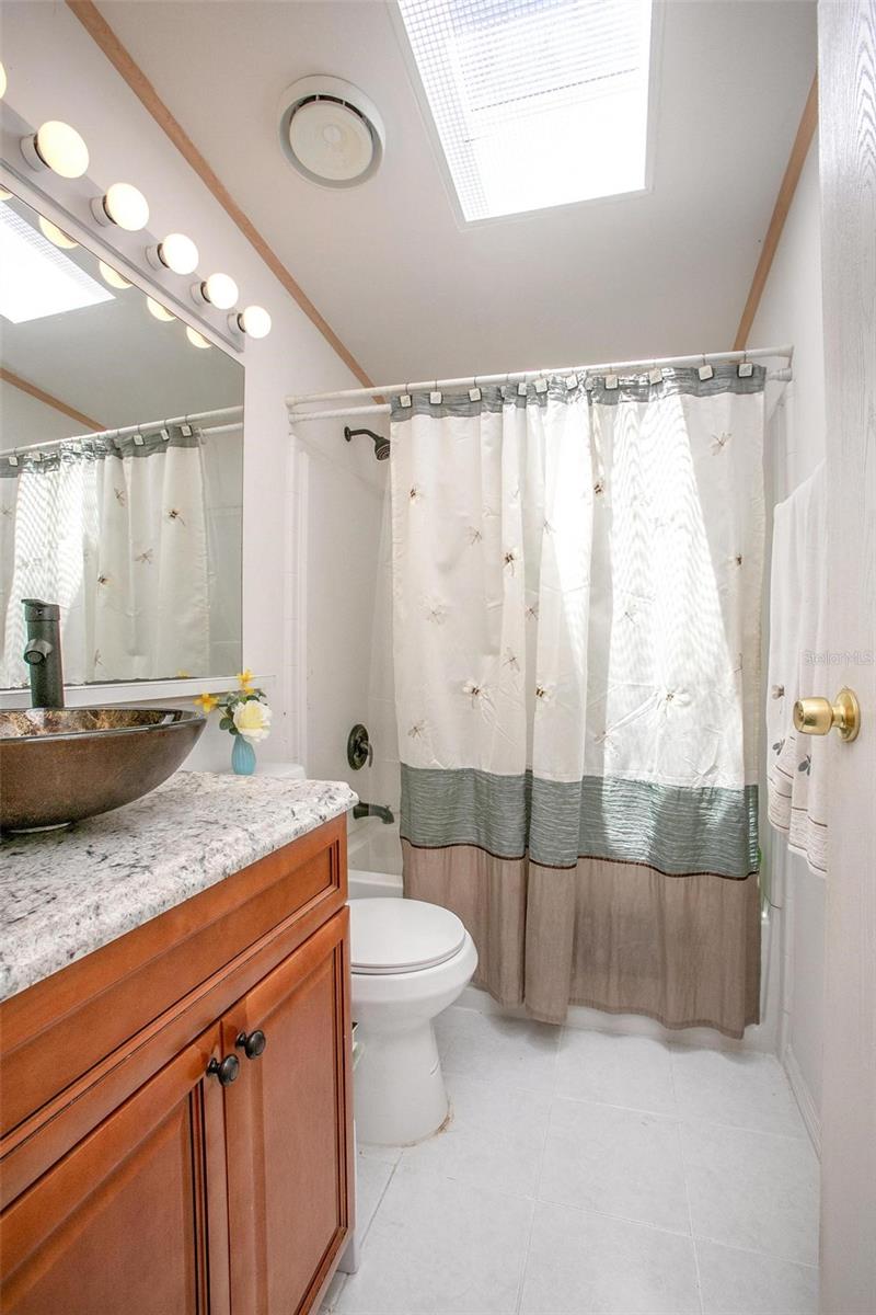 Updated hall bathroom