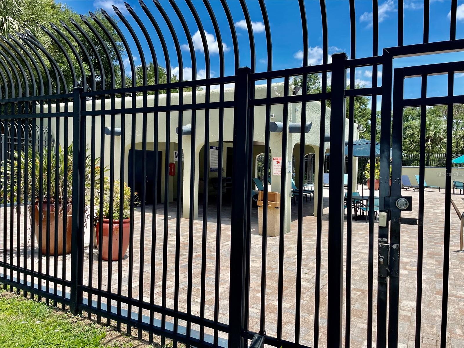 Fenced Pool area for Residents only