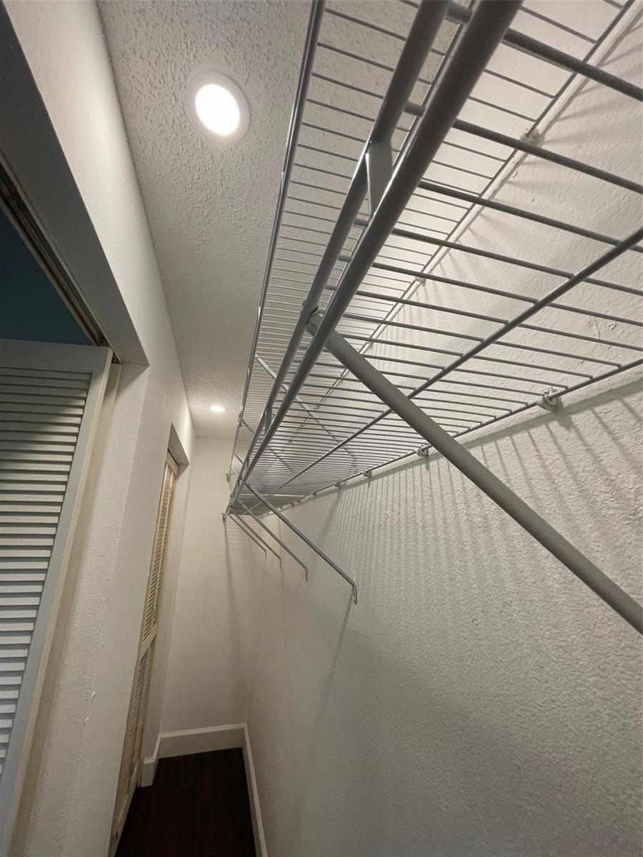 New LED lights in the closet