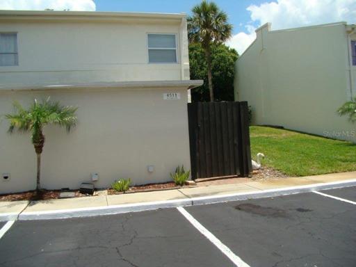New gate from patio to parking lot