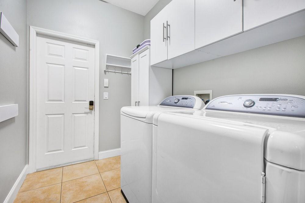 Laundry Room with plenty of storage