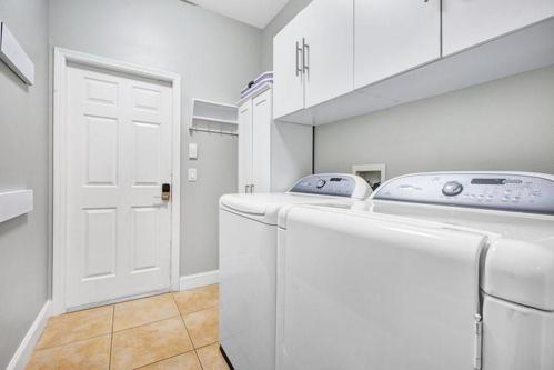 Laundry Room with plenty of storage