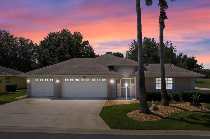 Another beautiful Florida sunset ~ enjoy it from your open-air courtyard at the center of this home.