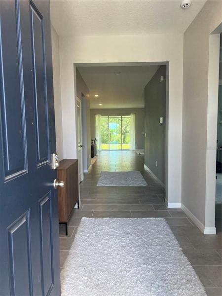 Hallway into home