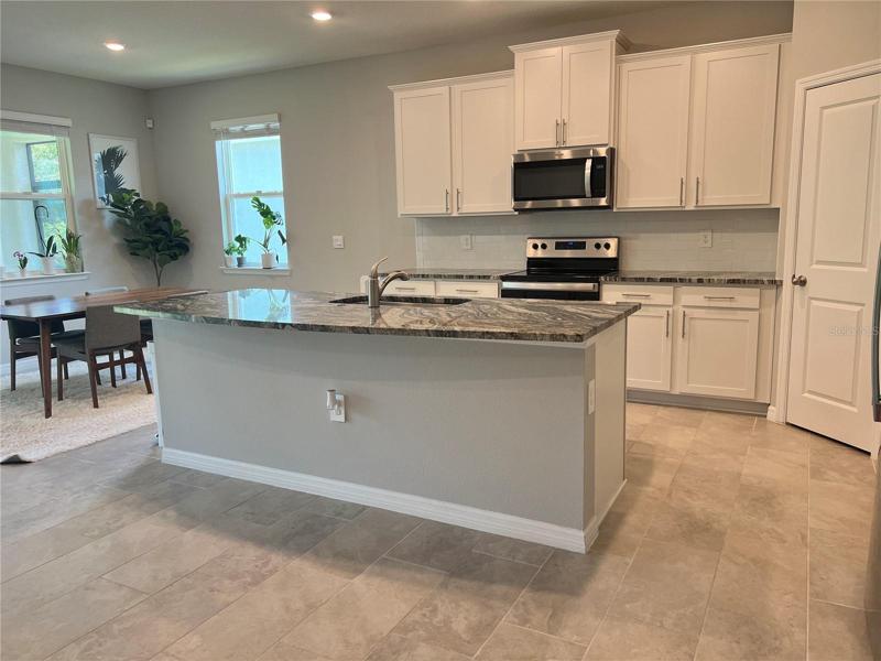 Open Kitchen and Dining area
