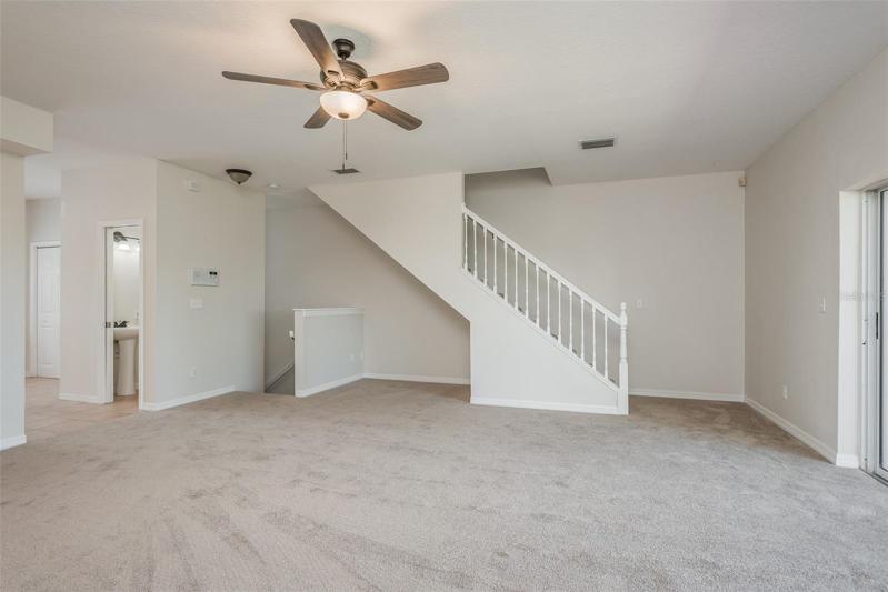 stairway to bedrooms on 3rd level