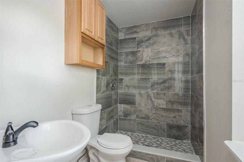 totally remodeled shower and fixtures-2nd bedroom bath