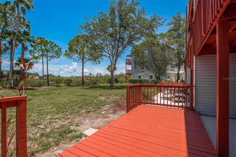 ground level deck