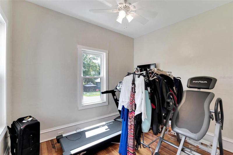 bonus room, currently used as storage