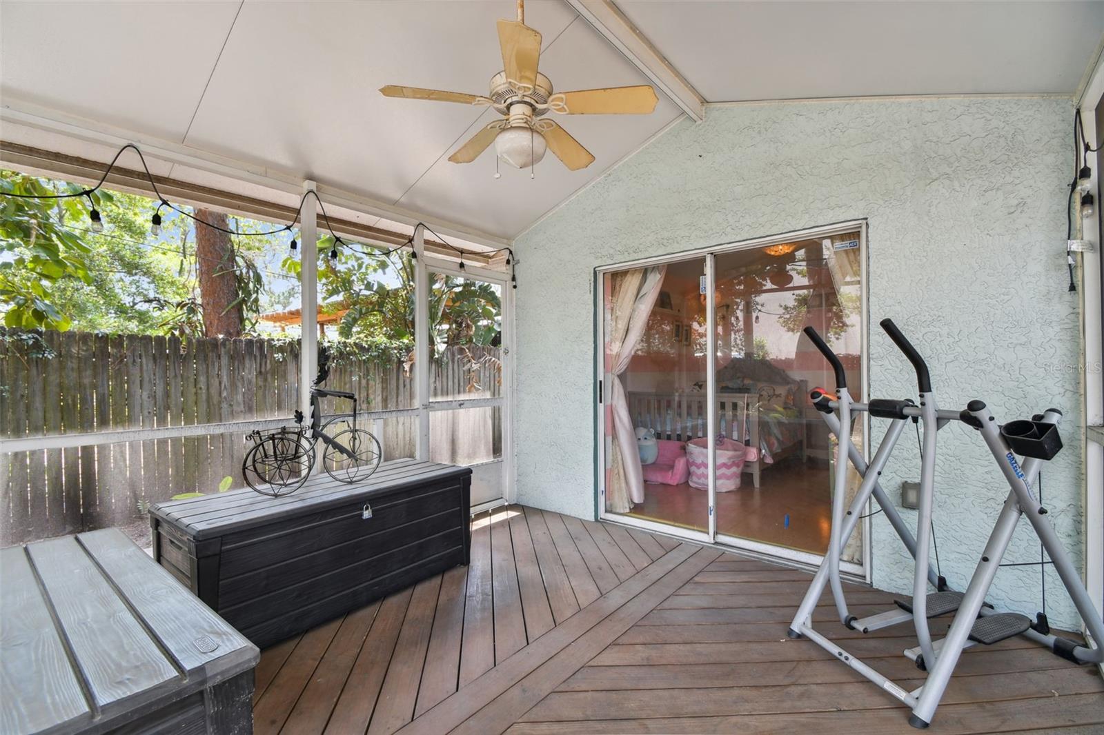 COVERED BACK PORCH