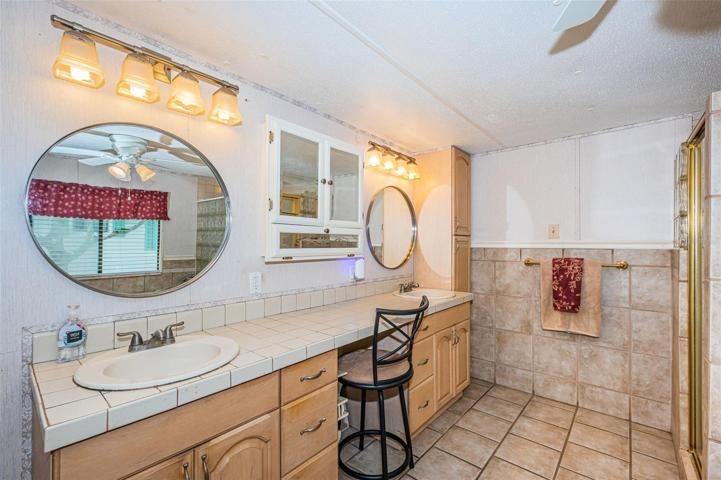 Bathroom with double sink
