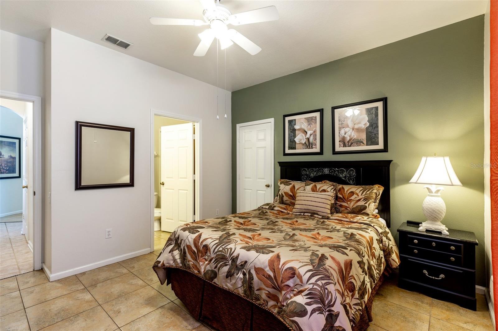 Downstairs bedroom with ensuite view 2