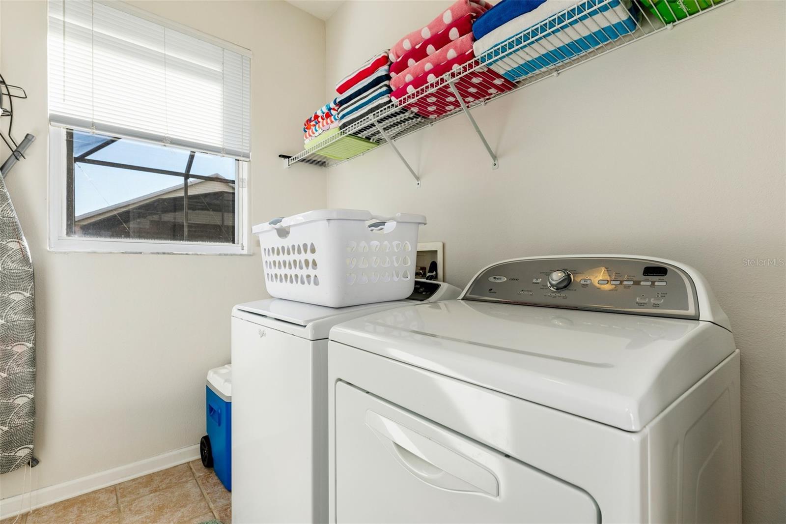 Inside laundry room