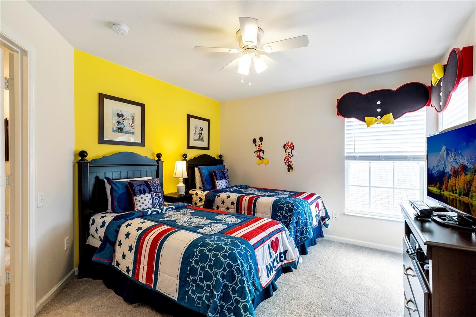 Upstairs Mickey bedroom view 2