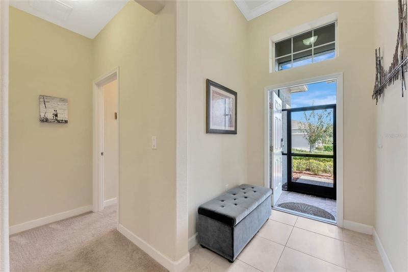 Foyer with Transom Window