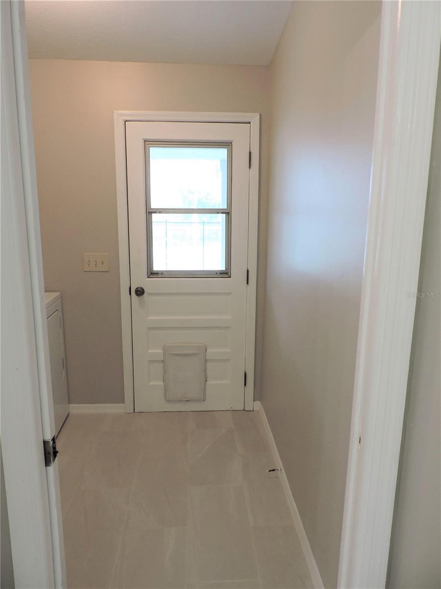New flooring in laundry room too!