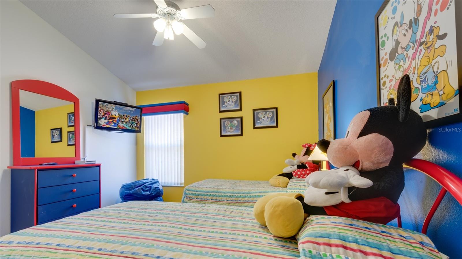 Mickey themed bedroom view 2