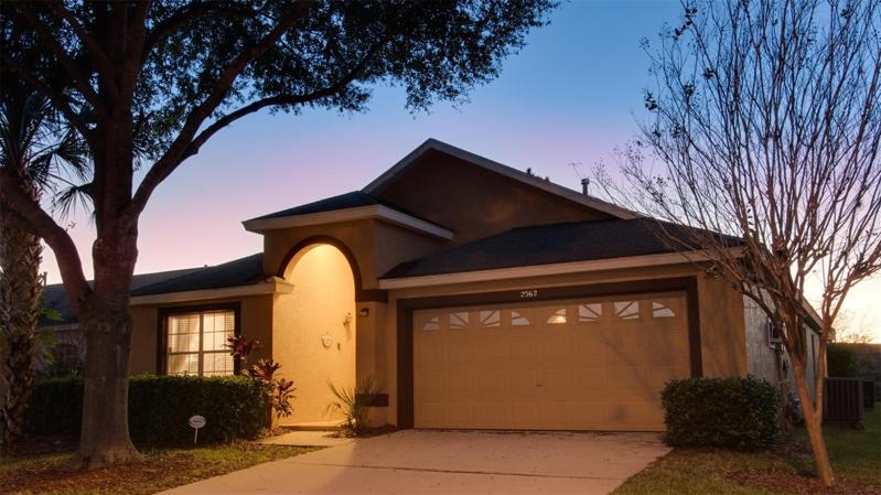 Front twilight view