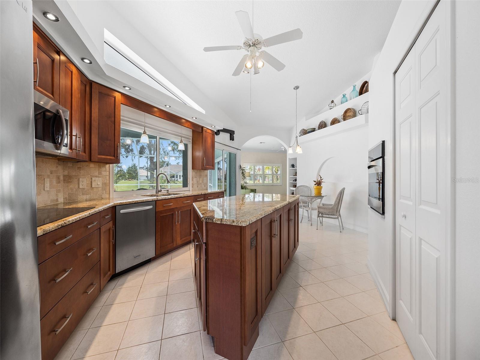 Beautifully crafted kitchen with hardwood soft close cabinets