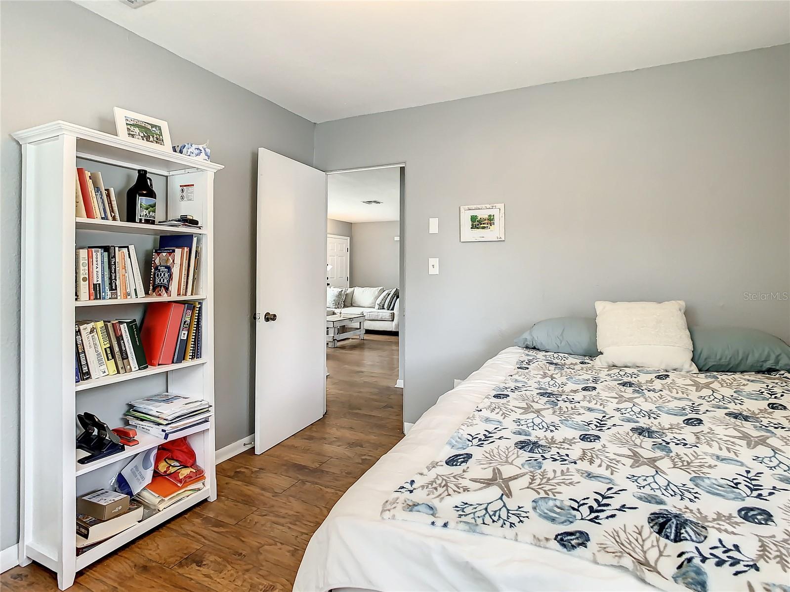 Smaller of the two bedrooms