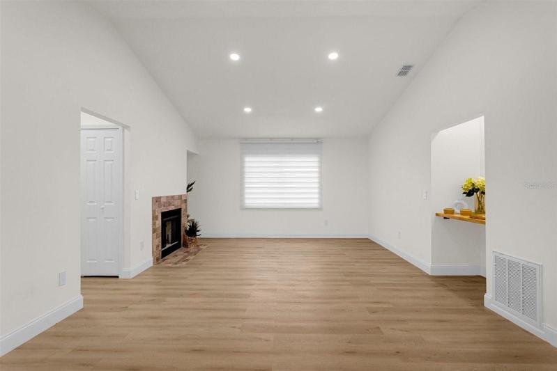 Dining Room & Living Room