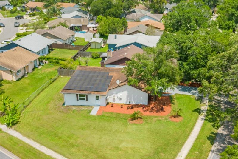 Aerial View - Corner Lot