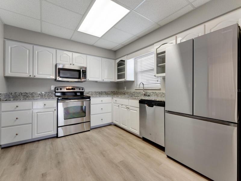 New Cabinets and Stainless Steel Appliances