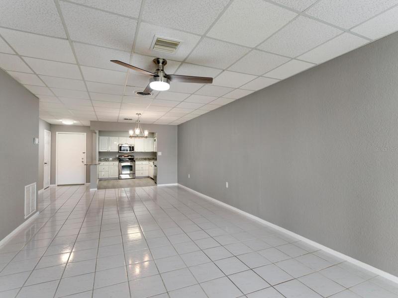 Kitchen is Open to Dining Room Great Room Combo