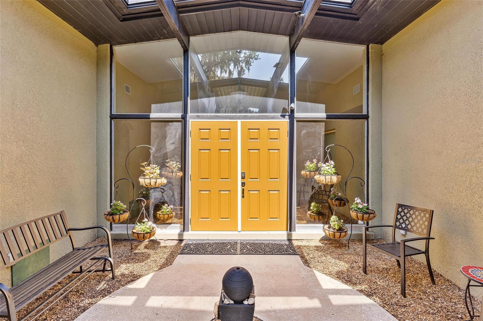 Front Entry and Front Porch Area