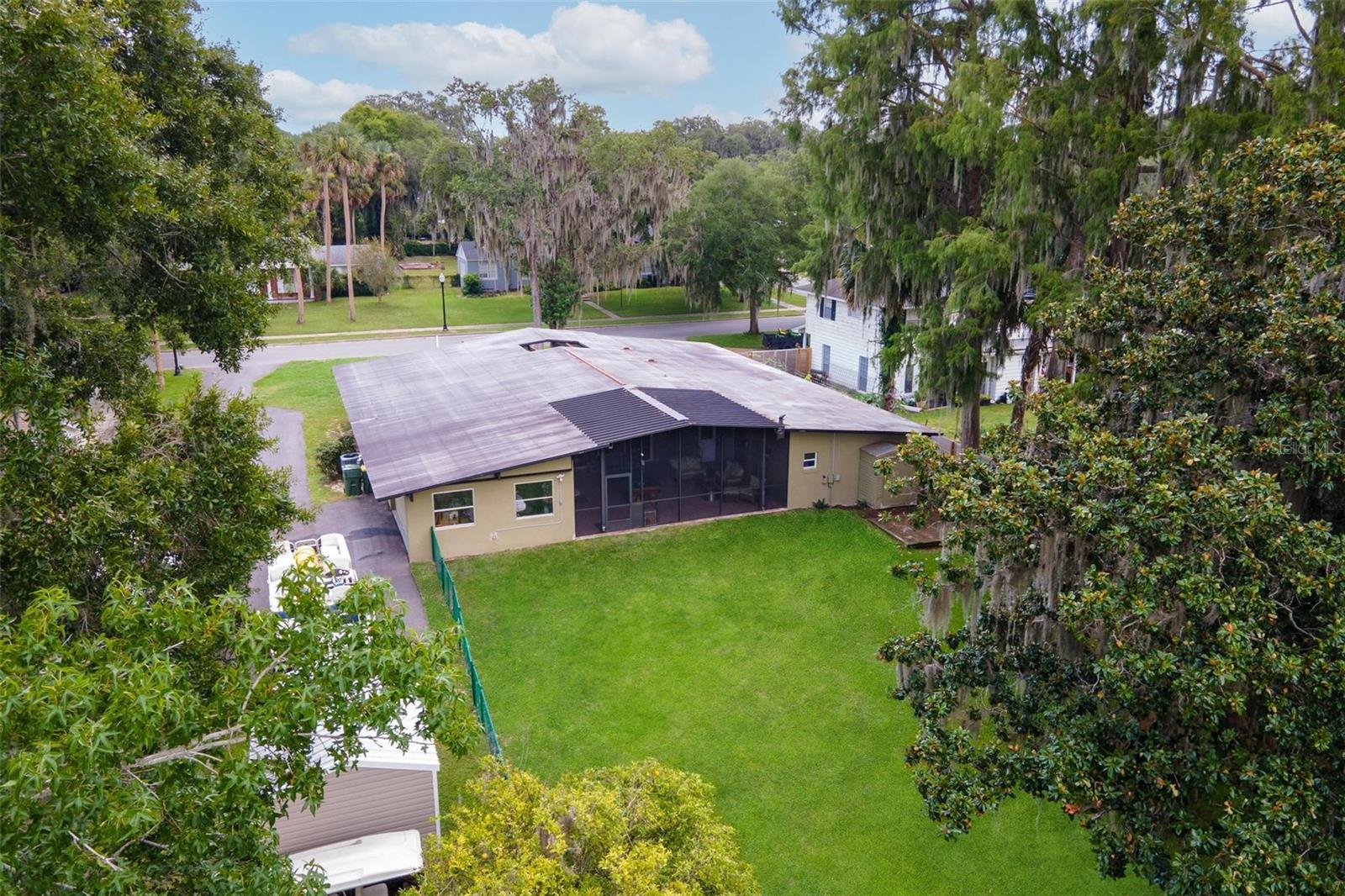 Aerial of Back Exterior