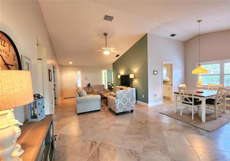 Living Room and Dining Room