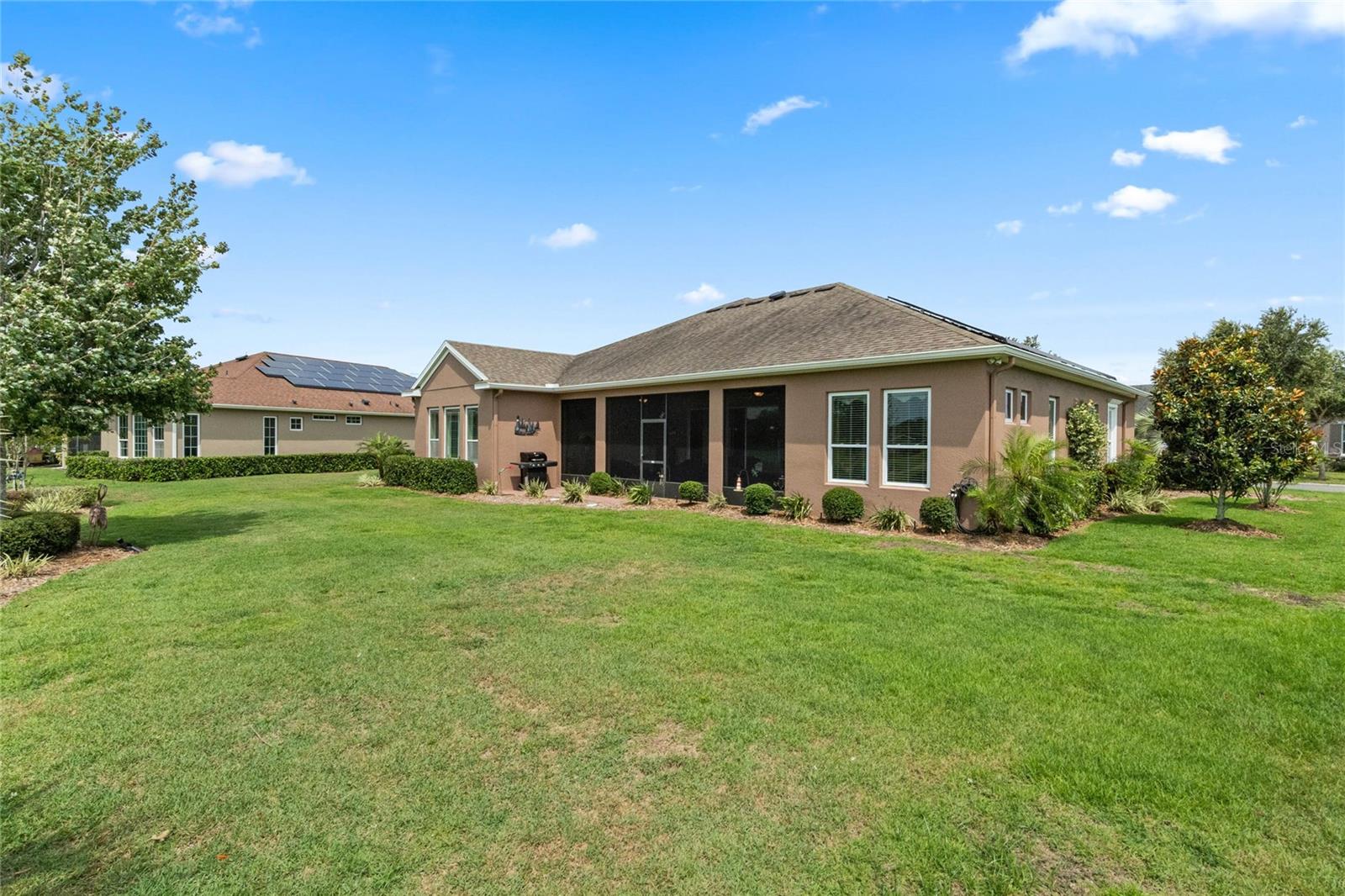 Situated on just over 1/4 acre.