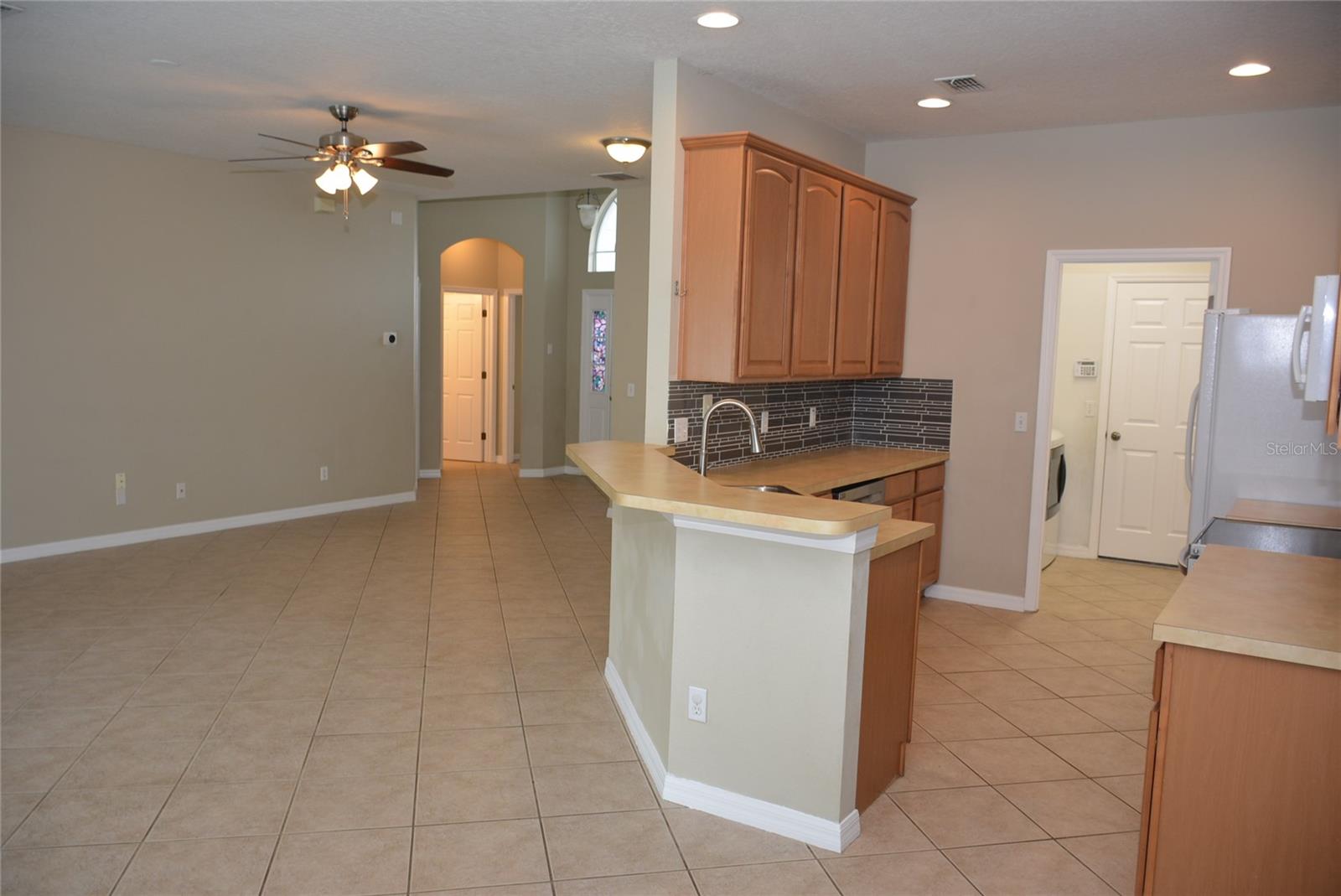 Kitchen opens to Great room for easy entertaining
